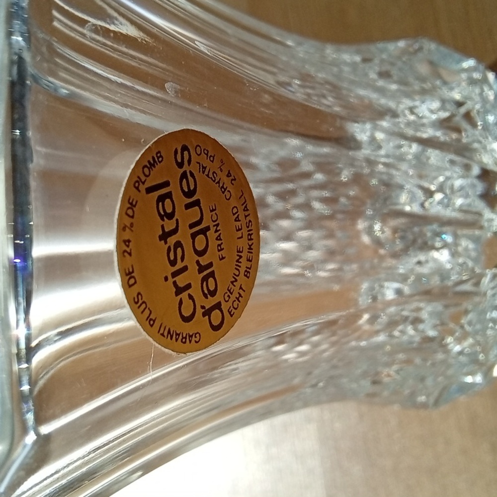 #ACY Crystal small vase from France - Picture 5 of 5